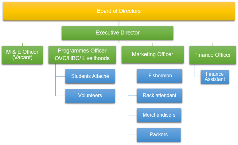 Organisation Structure of Tony Waite Organisation